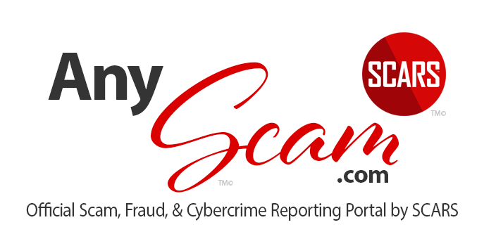 AnyScam Universal Scam & Scammer Reporting – An Official SCARS Website Logo