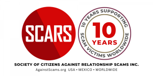 SCARS 10 Years Supporting Scam Victims Worldwide